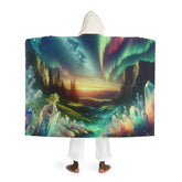’Cosmic Prism Enchantment - Magical Hooded Sherpa Blanket’